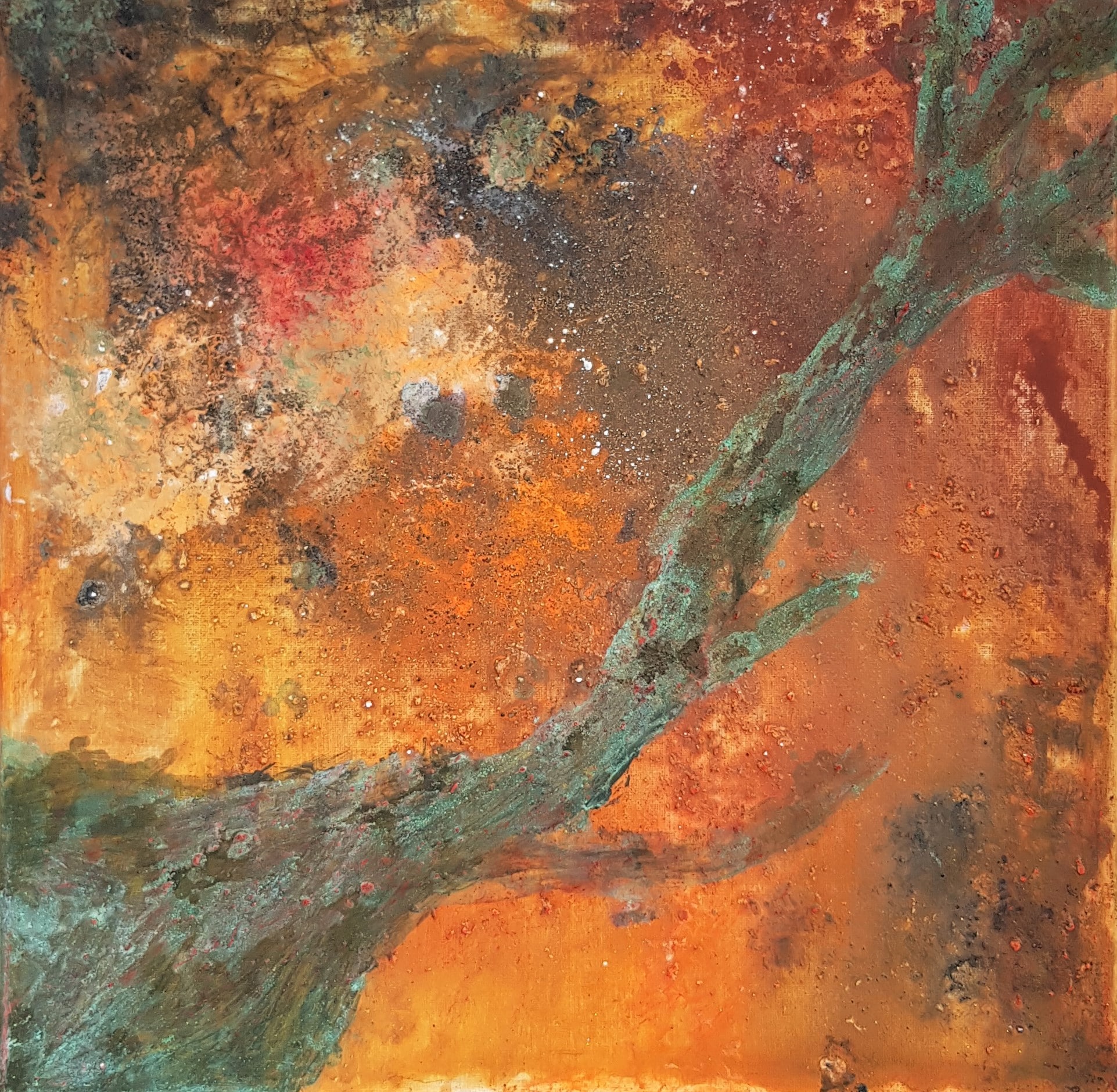 Veränderung - 40x40cm
